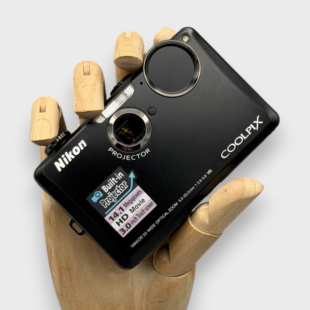 Nikon Coolpix S1100pj Digital Camera | 14.1MP | Black